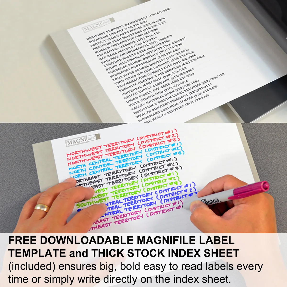 Ultimate Office MagniFile™ Extra-Capacity Hanging File Folders, 2" Box-Bottom, Letter Size, Feature Wrap-Around Bungee Security Cord (set of 2)