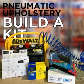 Upholstery Build-a-Kit: Staple Gun, Compressor and Airline
