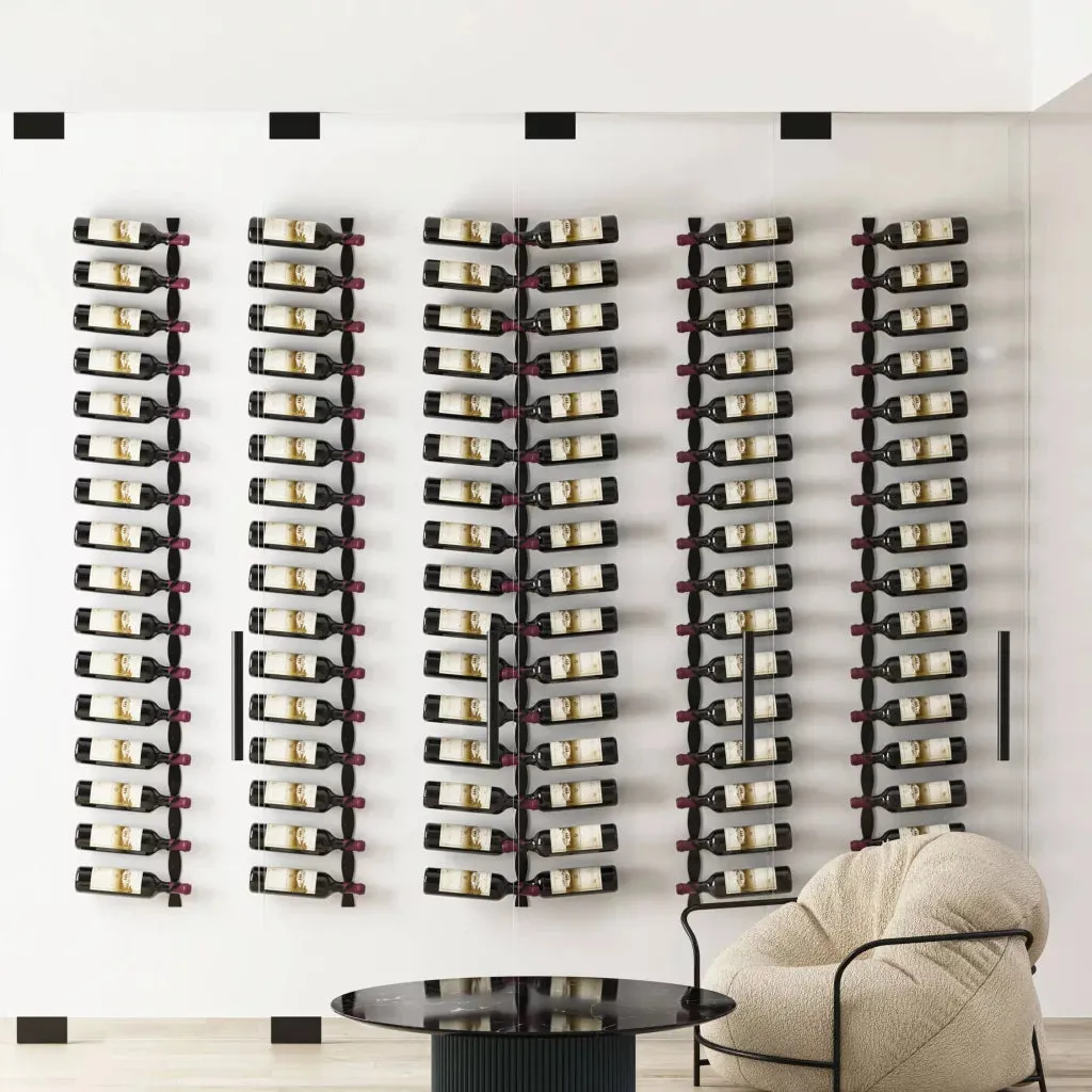 VintageView Helix Single 60 (minimalist wall mounted metal wine rack kit)