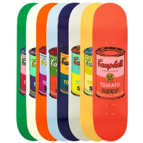Warhol Soup Can Skateboards: Set of 8