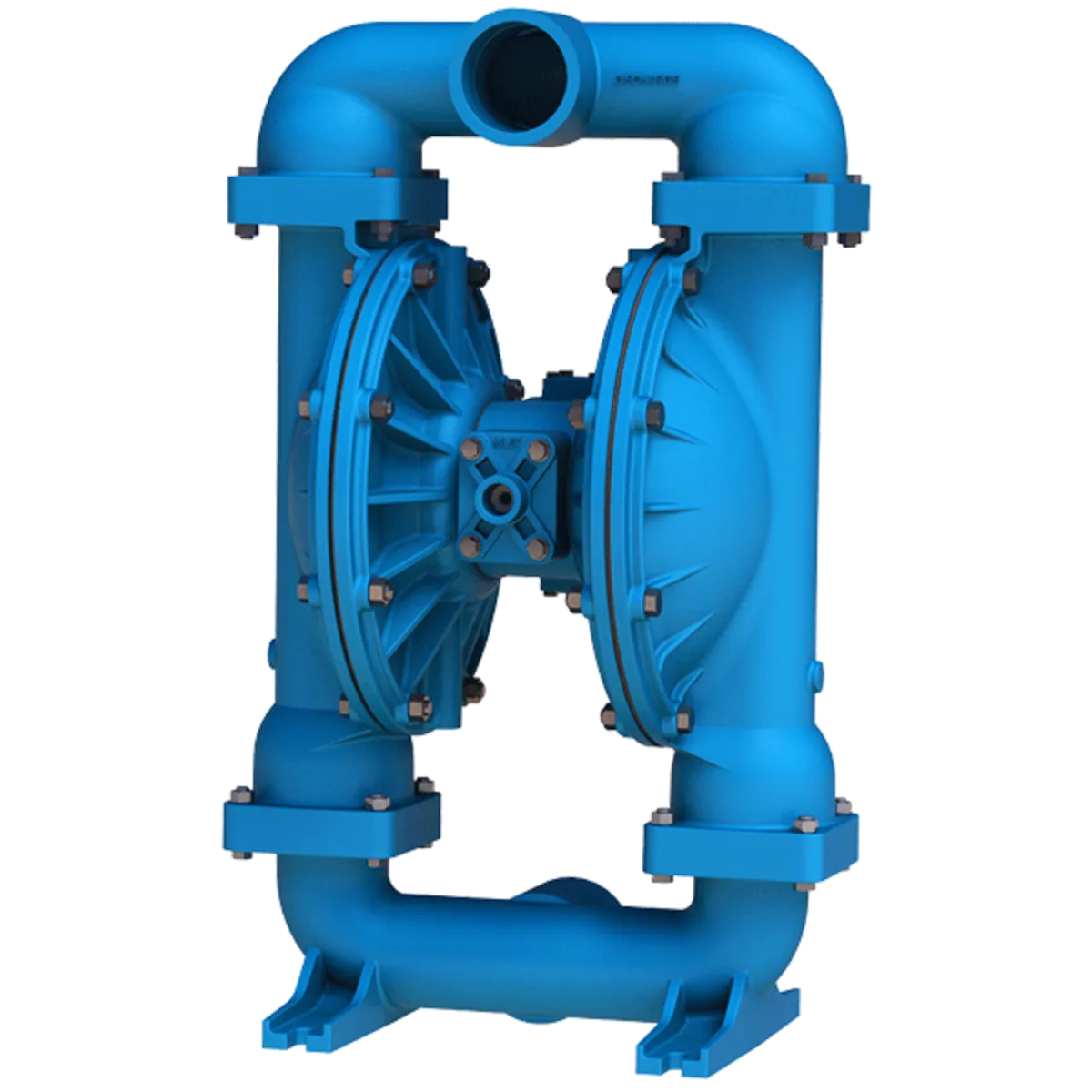 Warren Rupp Sandpiper S30 Top Discharge Metallic Ball Valve Pump - 235 GPM - Aluminum - Santoprene - Santoprene (3 in. BSP Tapered Threads)