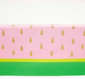 Watermelon Plastic Table Covers (54 x 108 in, 3 Pack)