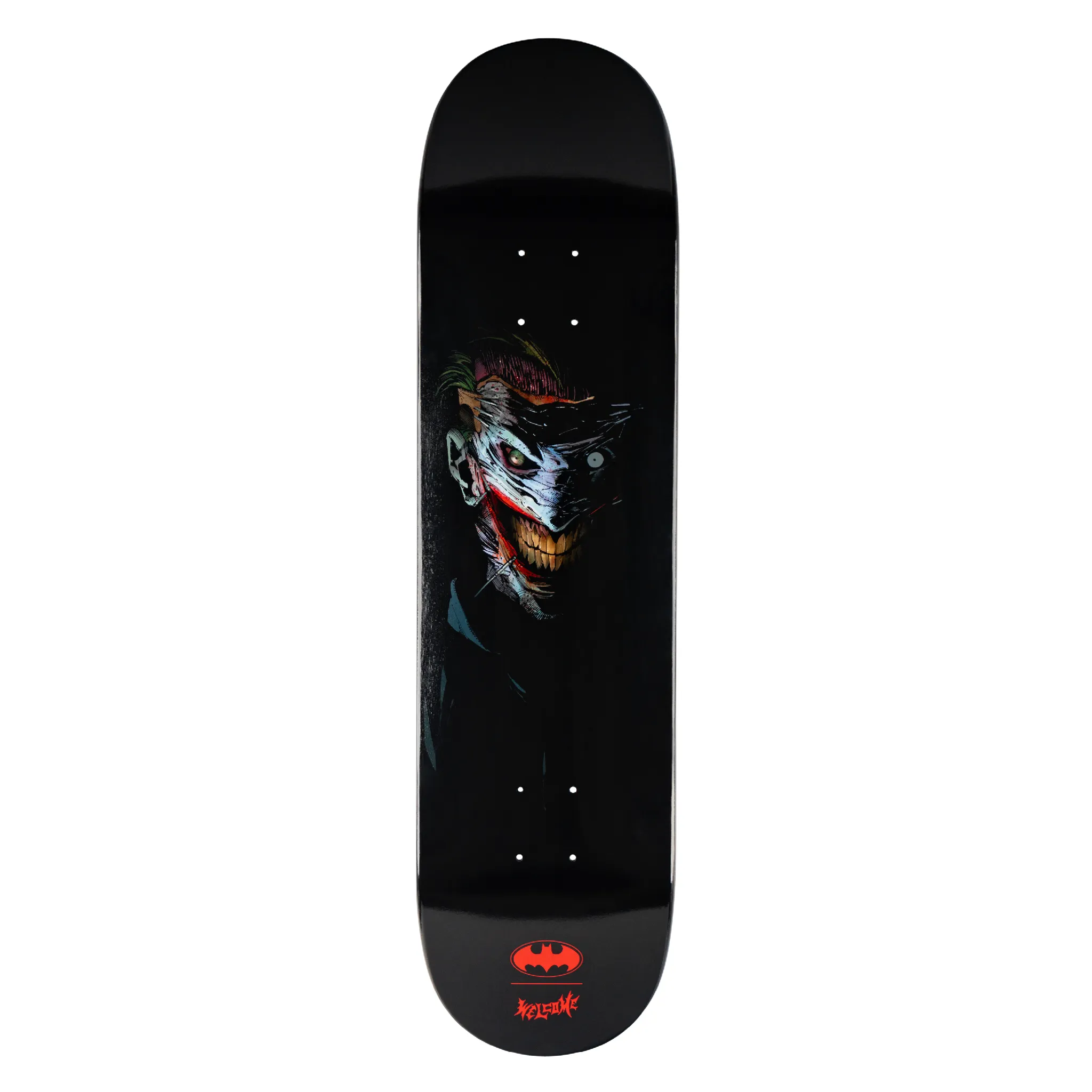 Welcome x Batman Joker on Popsicle Deck - 8.0″ Black