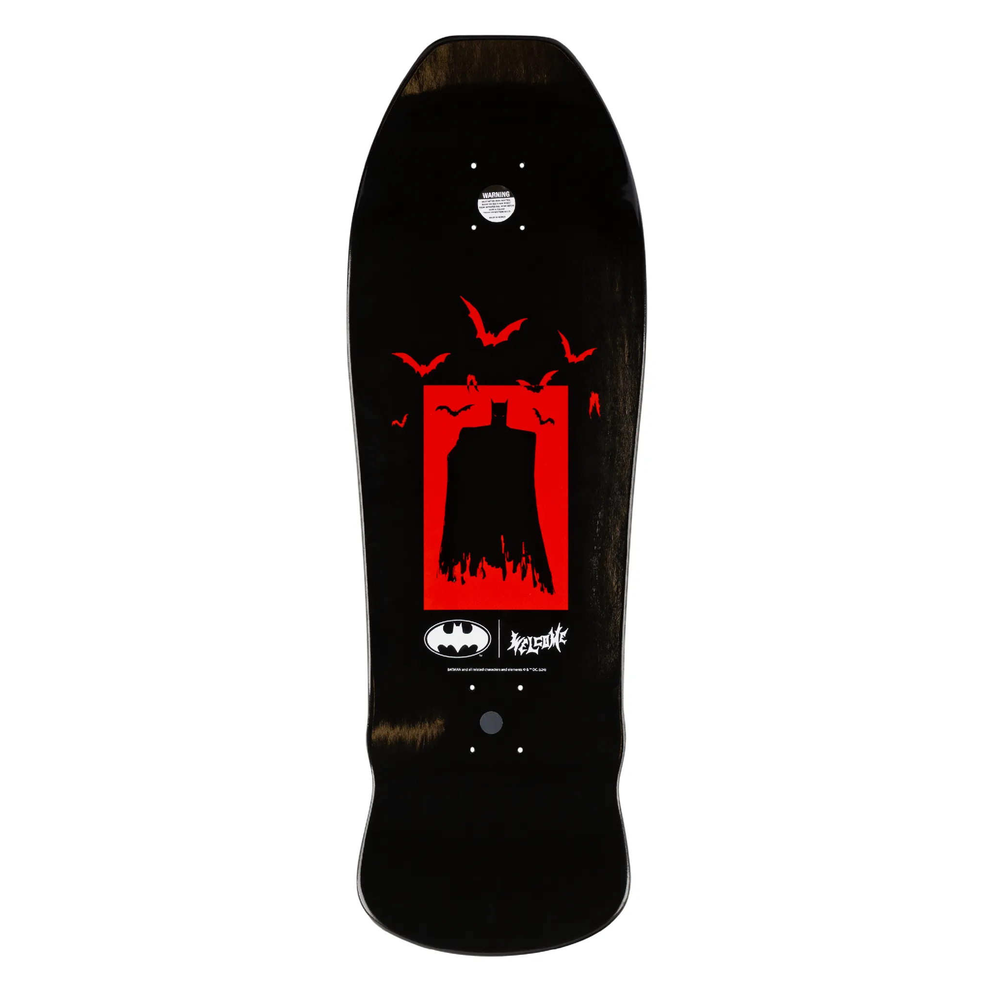 Welcome x Batman Knockout on Early Grab Deck - 10″ Red/Black Dip