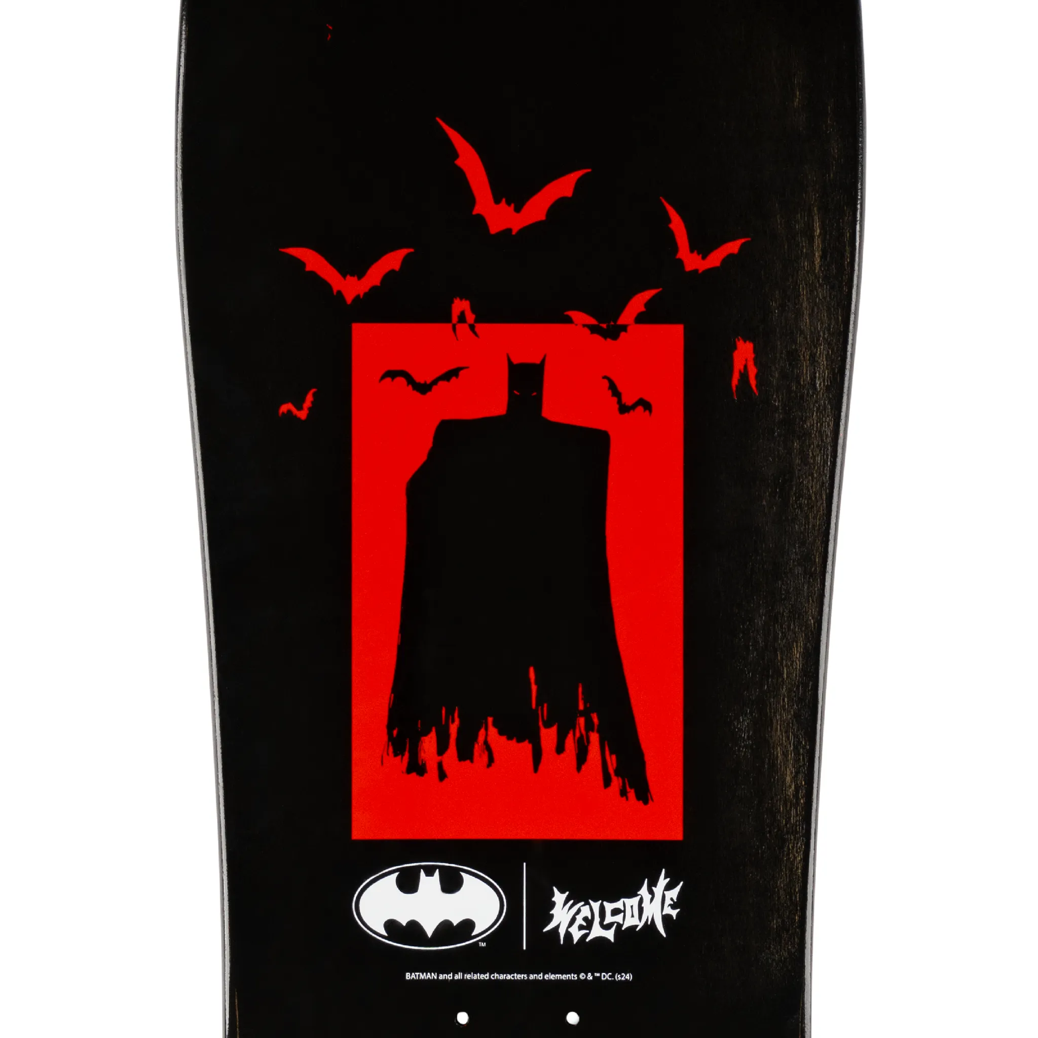 Welcome x Batman Knockout on Early Grab Deck - 10″ Red/Black Dip