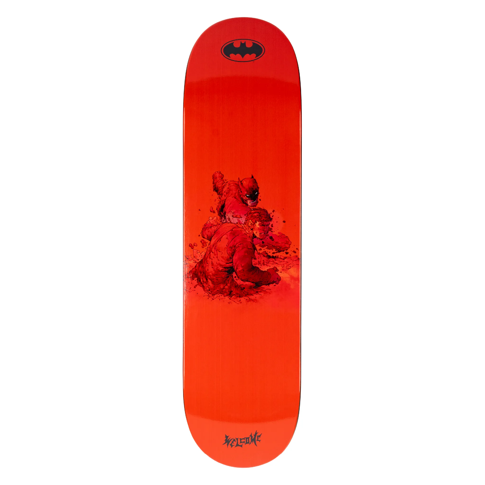 Welcome x Batman Knockout on Popsicle Deck - 8.25″ Red/Black Dip