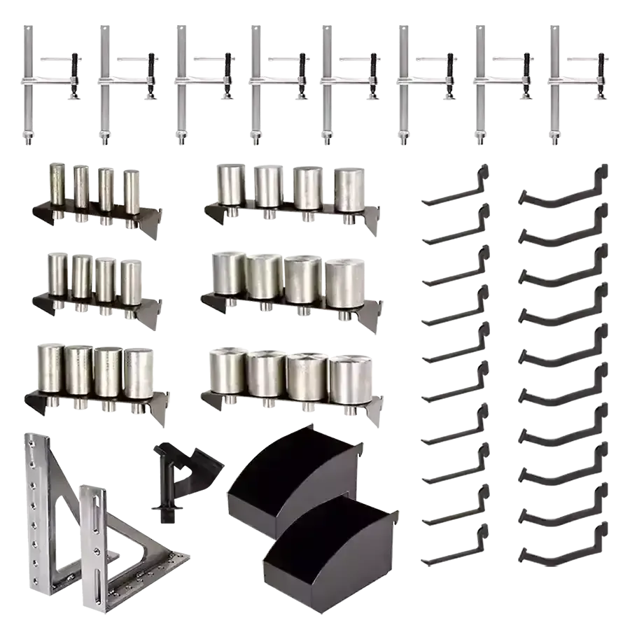 WELDING TABLE FIXTURING KIT, 57pc