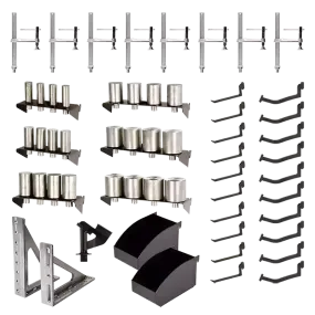 WELDING TABLE FIXTURING KIT, 57pc