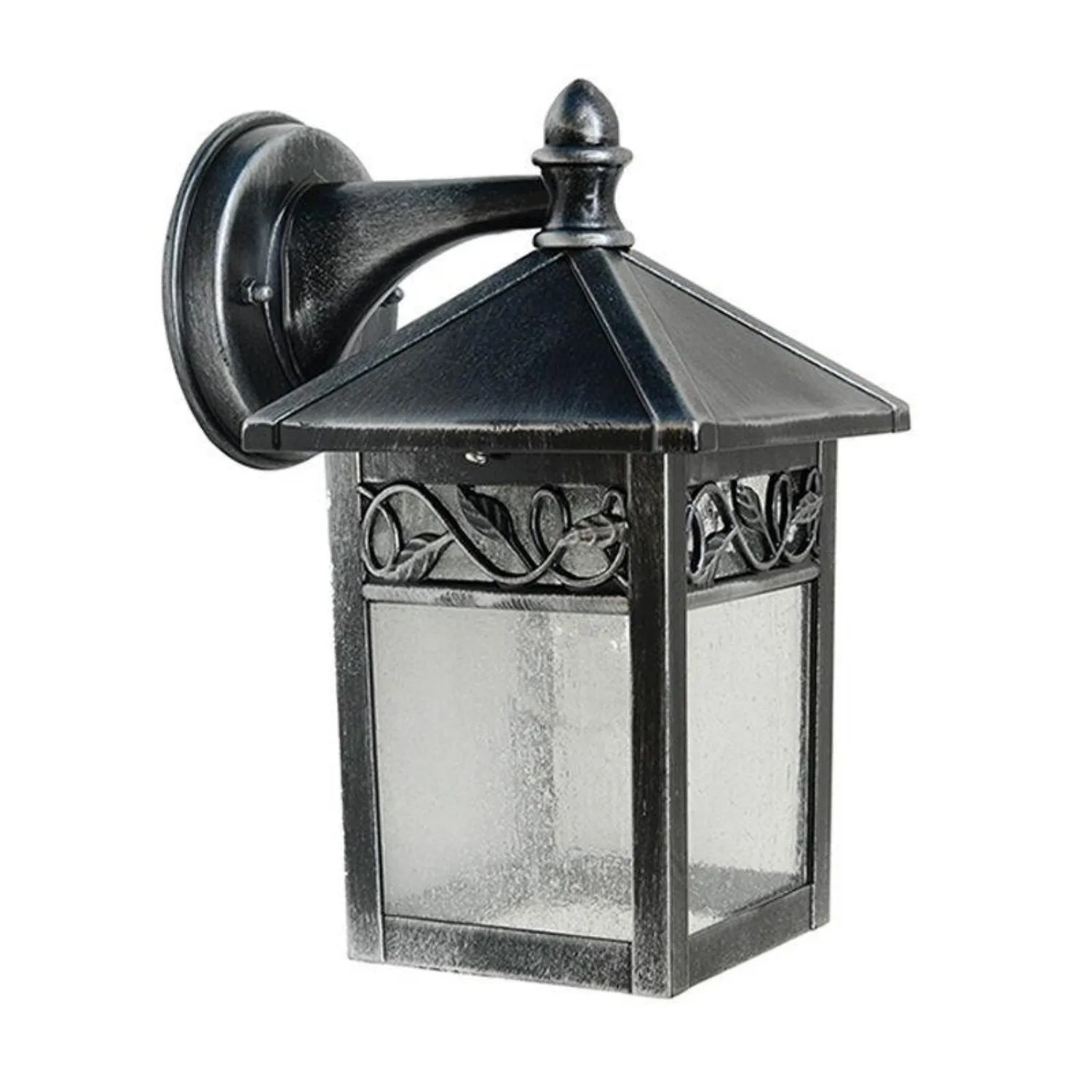 Winchcombe Outdoor Wall Lantern 1x60W in Black/Silver E27 Elstead Lighting - ELS.GZH-WC2