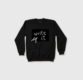 writable sweatshirt KIDS