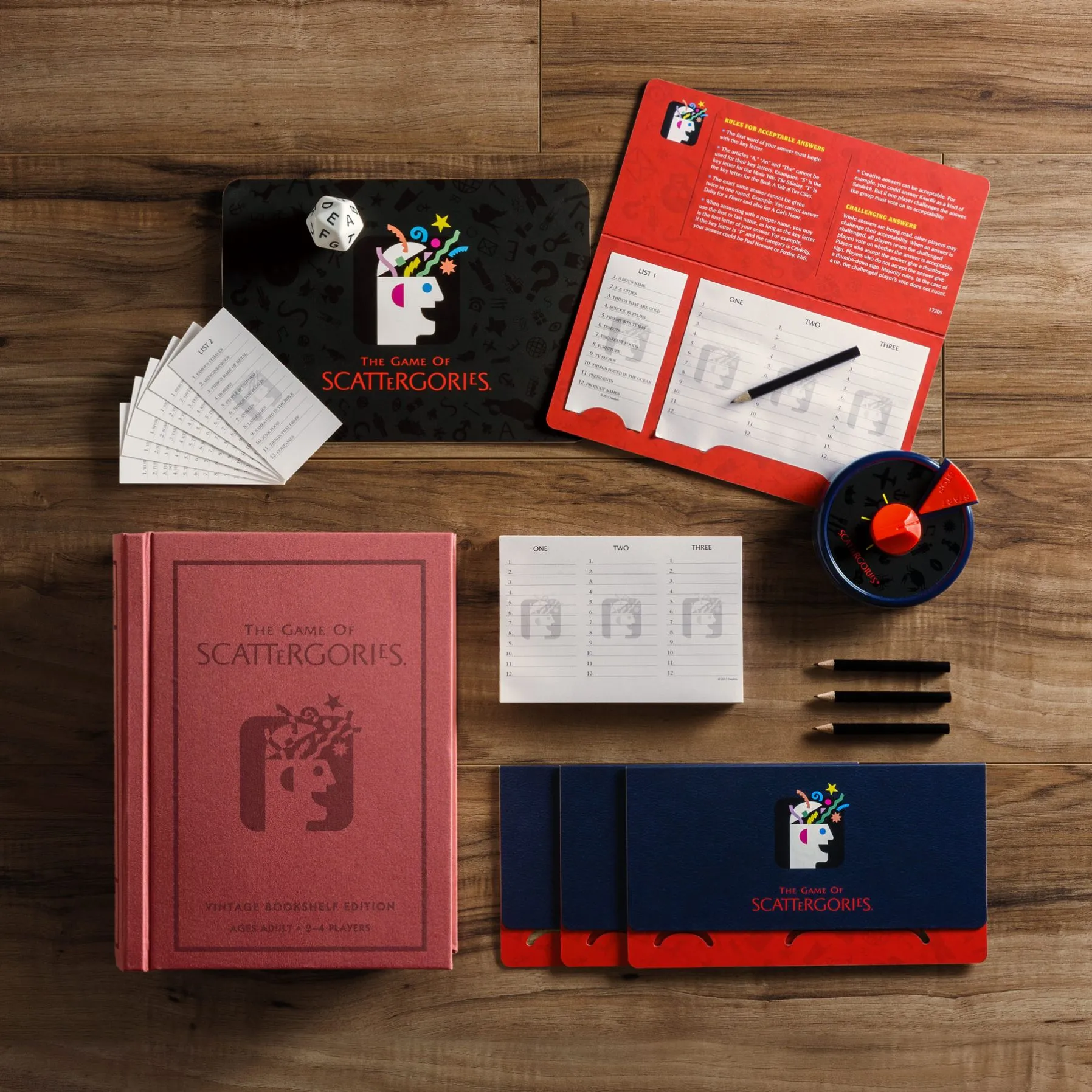 WS Game Co. Scattergories - Vintage Bookshelf Edition