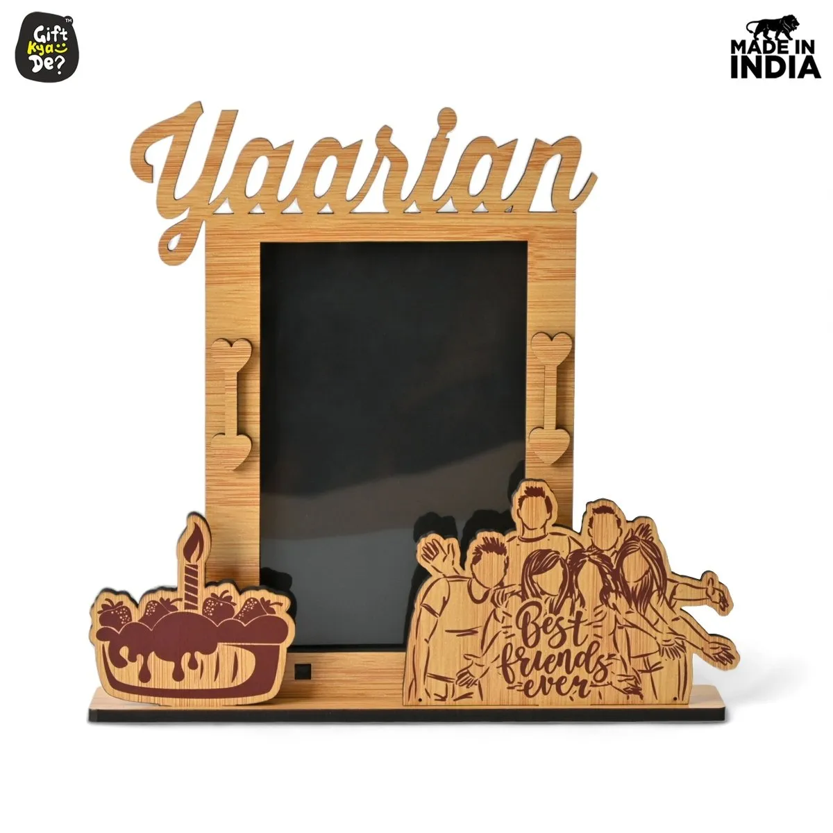 Yaarian Photo Frame | Best Friends Ever Table/Desk Single Photo Frame (4" X 6")