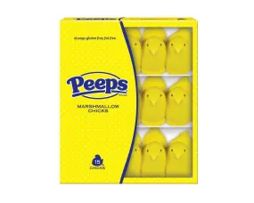 Yellow Peeps Marshmallow Chicks 15 Pack