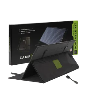 Zamp Solar OBSIDIAN® SERIES 100 Watt Dometic PLB40 Charging Kit (No Charge Controller Included)